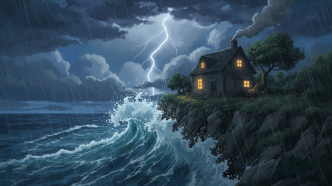 Cozy Stormy Day at a Seaside Cottage 🌧️ Slow Living, Italian Cooking & Relaxing Ocean Sounds Cozy Stormy Day at a Seaside Cottage 🌧️ Slow Living, Italian Cooking & Relaxing Ocean Sounds