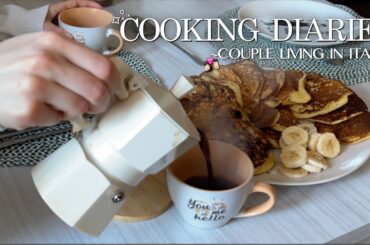 Cooking diary in Italy | 🍝 pumpkin pasta and spring cleaning 👩🏻‍❤️‍💋‍👨🏻