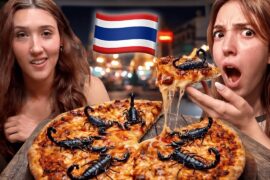 Italian Tries Thai Pizza for the First Time