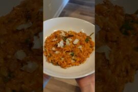 Creamy ground beef tomato orzo #cookingathome #cookingvideo #recipe #groundbeef #orzo #easyrecipe