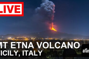 🔴 Live Now: Etna Volcano, Sicily Italy in 4K