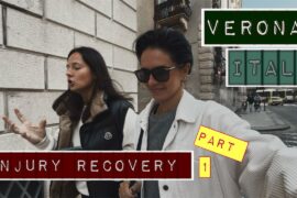 Recovery trip to VERONA. Tennis Injury. Lifestyle blog in Italy