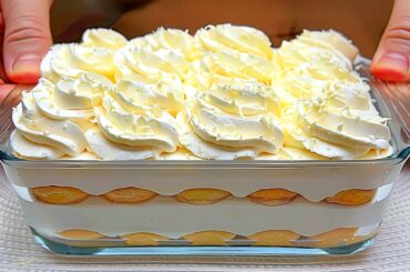 Mischen Sie einfach Ananas und Zitrone! Ein echtes italienisches Dessert in 15 Minuten! Kein Backen!