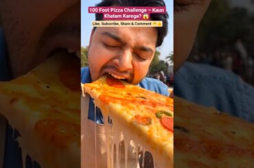 Giant 100 Foot Pizza Experiment😱🍕giantpizza#100footpizza#foodshorts#funnyshorts#viralshorts