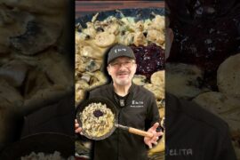 Heute gibt’s in unserer ELITA EISENPFANNE eine herzhafte Jägerpfanne.