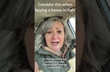 When buying a house in  Italy part  1