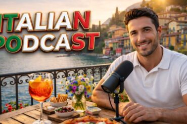 🎧 Italian Podcast | Spring in Italy: Lifestyle, Food and More 🍕 Learn Italian A2 💚🤍❤️