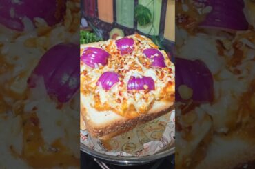 5 Minute Bread Pizza | Easy Cheesy Snack Recipe #pizzashort #short