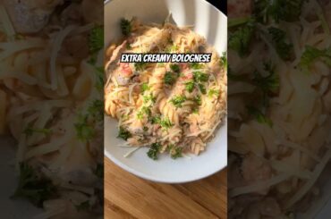 Creamy Bolognese Pasta | Rich & Flavorful Italian Meat Sauce Recipe