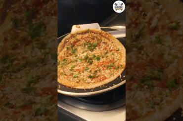 Cheesy Pizza Dosa 🧀|Street Style Cheesy Fusion Dosa |#shorts#pizza#dosa