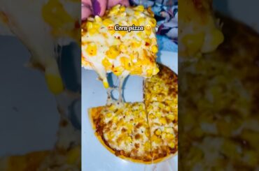 Super Tasty Corn Pizza | Easy Snack Recip #trendingshorts #recipe #cornpizza #pizza #homemade