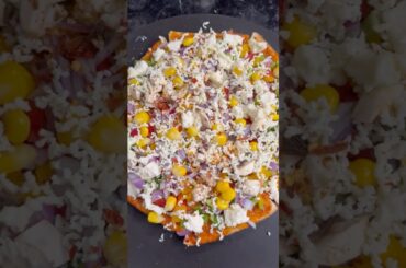 2 Minute Bread Pizza No Oven No Maida | #pizza #shorts