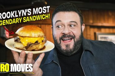 Adam Richman Eats Brooklyn’s Most Legendary Sandwich | Pro Moves