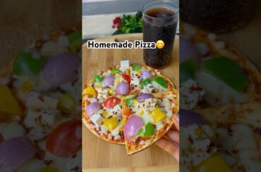 😋pizza recipe at homerecipe without oven | Homemade pizza #pizza #trending #mouthwateringrecipes