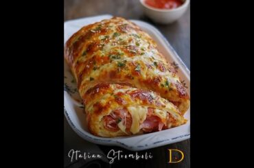 Italian Stromboli #cookingathome  #pizzalover  #nycfood  #LondonEats  #sydneyfoodie  #italiancuisine