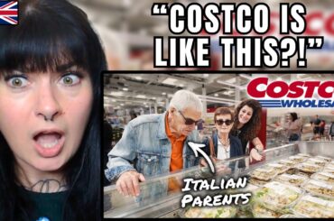 Brit Girl Reacts to Italians Shop at COSTCO For the First Time!