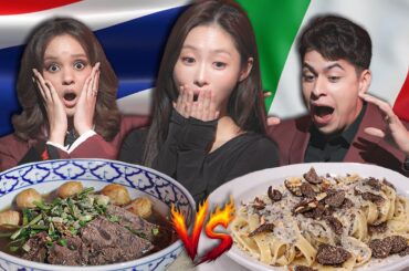 🇹🇭 Thailand vs 🇮🇹 Italy: Which Country Has the Best Noodle Dishes? | World War Chef