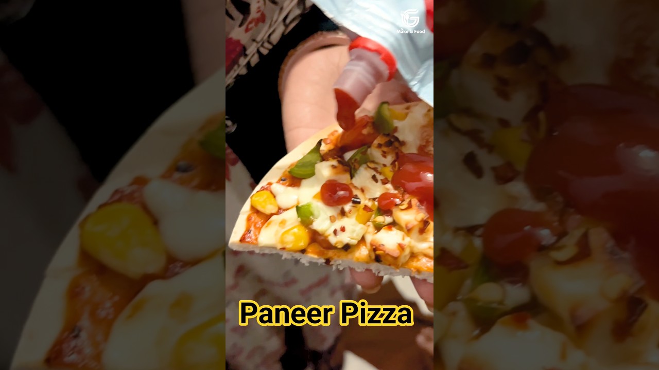Domino’s Style Paneer Pizza at Home 🍕😋 | Make G Food #shorts #pizza #recipe Domino's Style Paneer Pizza at Home 🍕😋 | Make G Food #shorts #pizza #recipe