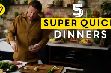 5 Super Quick Dinner Ideas | Jamie Oliver