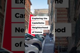 Exploring the beautiful neighborhood of Castelletto in Genoa Italy