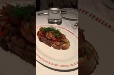 Quality Italian Appetizers! #foodshorts #restaurant #foodblog