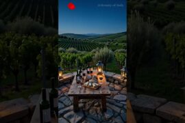 Tuscany Night is a Dream! 🍷 | Most Romantic Place #Shorts