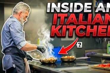 INSIDE A REAL ITALIAN RESTAURANT KITCHEN 🇮🇹🍝🔥 | Chef Luca Sardella