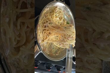 White Sauce Pasta - Spaghetti Pasta #shorts #pasta #viral