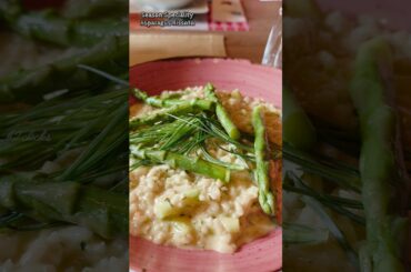 Asparagus Risotto | Yummy Seasonal Speciality #b2clicks #asparagus #risotto #italianfood #food
