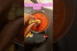 Why Did Nobody Tell Me Mozzarella Sticks Were This Easy| #cooking #foodie #foodshorts #recipe