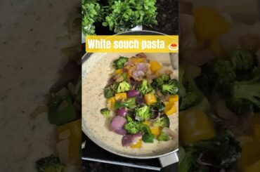 White souce🤤 pasta 🍝 recipe||#sound #shorts #viralshorts #foodie#animationmeme #angst
