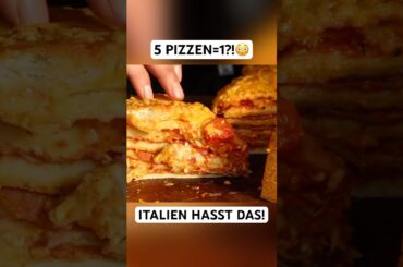 Diese Pizza-Torte sollte VERBOTEN sein… 5 Pizzen in einer Form! 🤯🍕