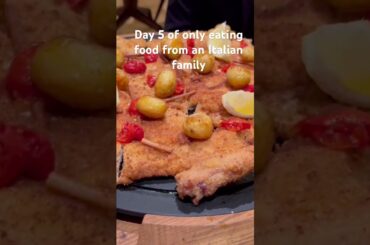 Day 5: Only Eating Food from an Italian Family 🇮🇹🍝