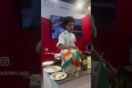 Italian Chef Reviews Jivo Extra Virgin Olive Oil | Live Masterclass at AAHAR 🇮🇹🫒