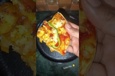 Best homemade chicken pizza in AIR FRY 😋|Ifter special recipe ♥️🌙#shorts #ramadan #pizza #airfryer