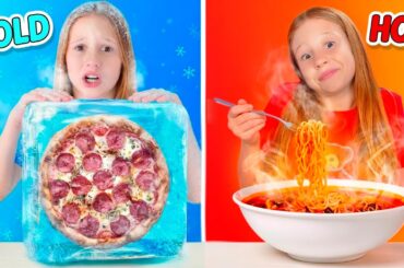 Nastya and the friendly competition Cold VS Hot