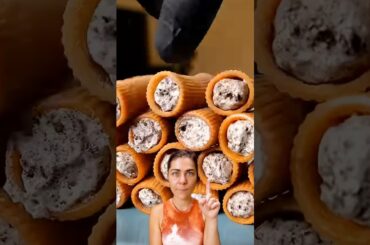 Deep Fried Oreo Pastas 🍪🍝 from @BayashiTV_ #shorts