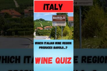 Wine Quiz Italy Question 2 #wine #quiz #italian wine regions