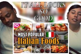AMERICANS REACT TO TOP 10 MOST POPULAR ITALIAN FOODS | ITALIAN STREET FOOD | TRADITIONAL CUISINE