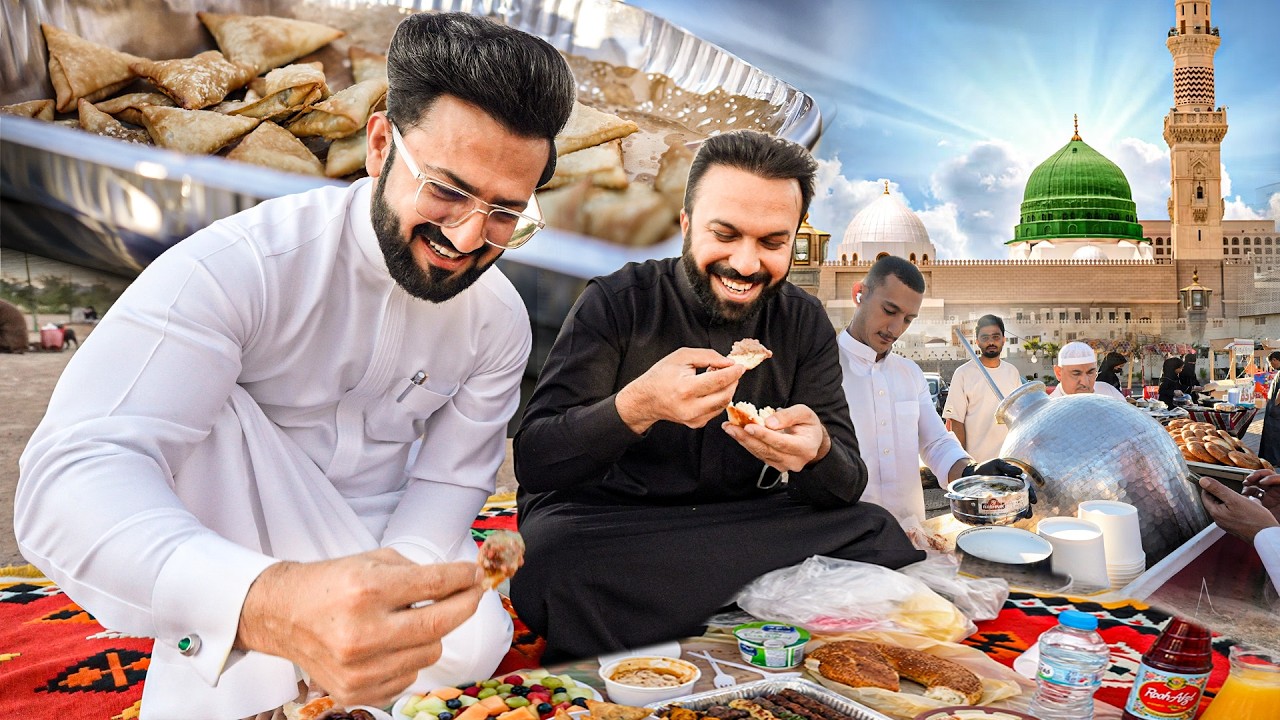 Special Homemade Iftar in Madina | Samosa, Lasagne, Fool & Soup ft. Zubair Riaz Special Homemade Iftar in Madina | Samosa, Lasagne, Fool & Soup ft. Zubair Riaz