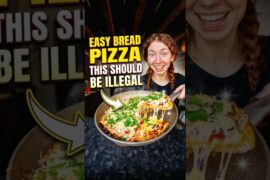 Testing viral Bread Egg Cheese Pizza!  #shorts  #recipe #viralrecipe #pizza #lifehacks #quickrecipe