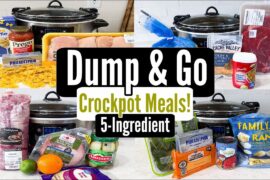 6 RIDICULOUSLY EASY Crockpot Dinners (Only 5 Ingredients!)