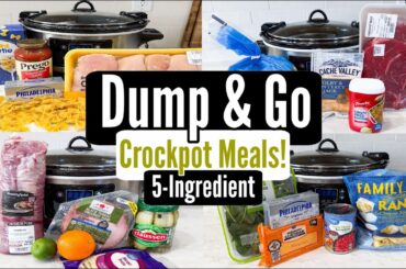 6 RIDICULOUSLY EASY Crockpot Dinners (Only 5 Ingredients!)
