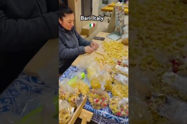 Bari Italy #homemadepasta #pasta #italy #travel #bari #streetfood #trending
