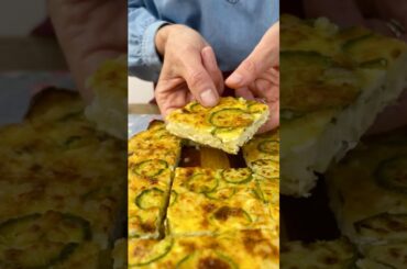 Tortino di riso e zucchine al forno