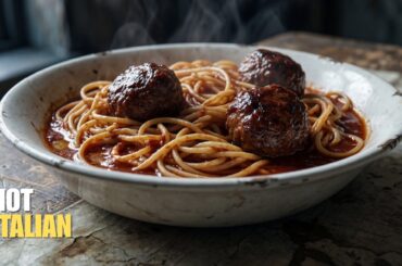 Spaghetti and Meatballs Isn't Italian.  |  ASMR Cooking (No Talking)