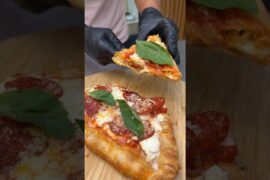 Fried Pepperoni Pizza! Bite into fried pizza magic ✨🍕