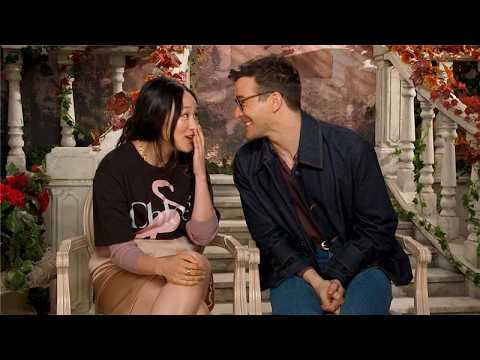 Luke Thompson and Yerin Ha Talk About THAT Intimate Bridgerton Scene 👀 Luke Thompson and Yerin Ha Talk About THAT Intimate Bridgerton Scene 👀