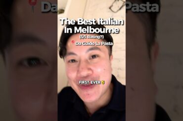 THE BEST ITALIAN IN MELBOURNE?!