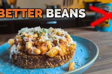 Homemade Baked Beans on Toast, 2 Recipes (improved Heinz & Rustic Italian)